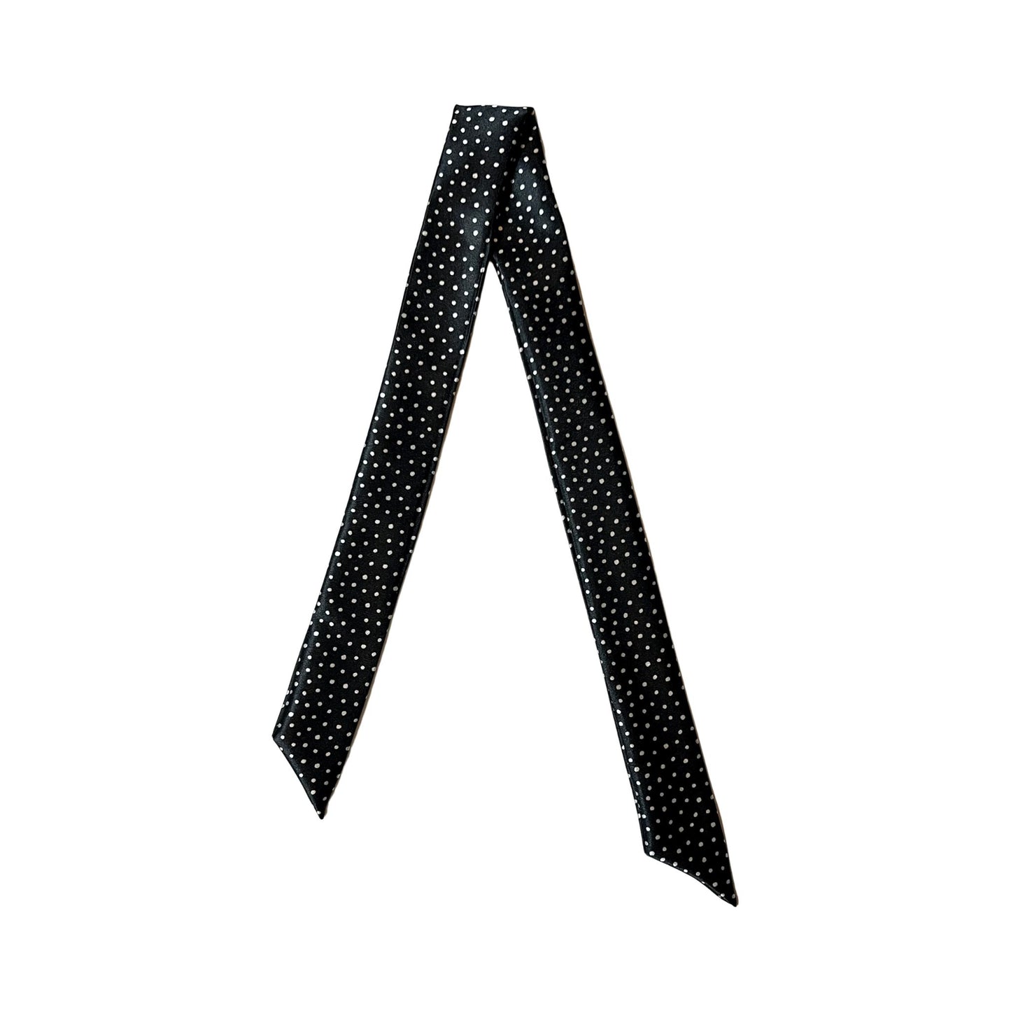 Black Polka Dot Scarf